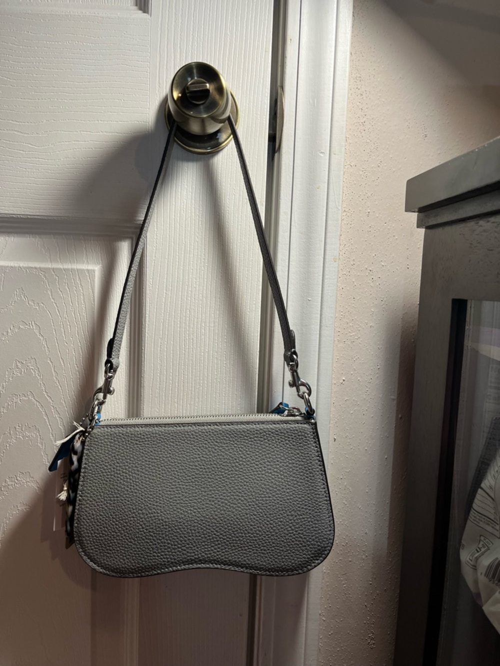 Coach Coachtopia Wavy Double Pouch Crossbody NWT Washed Steel Blue - Picture 15 of 16